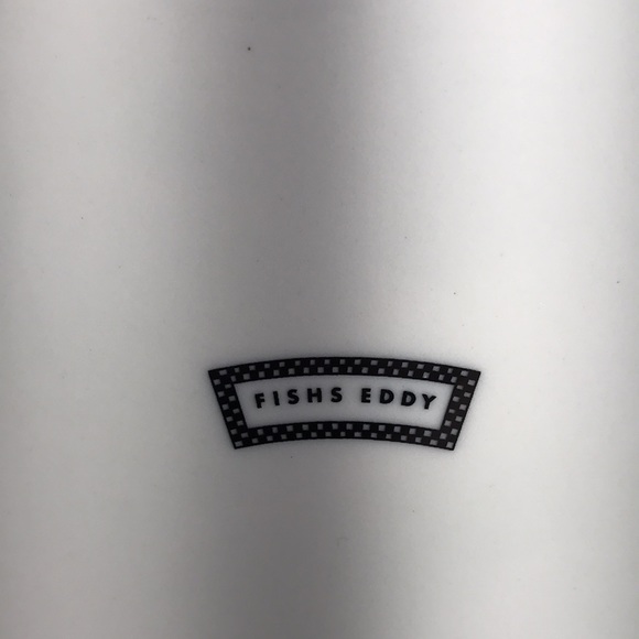 Fishs Eddy Brand Square 9" Plate Alice In Wonderland House Of Cards Rare - Picture 4 of 5